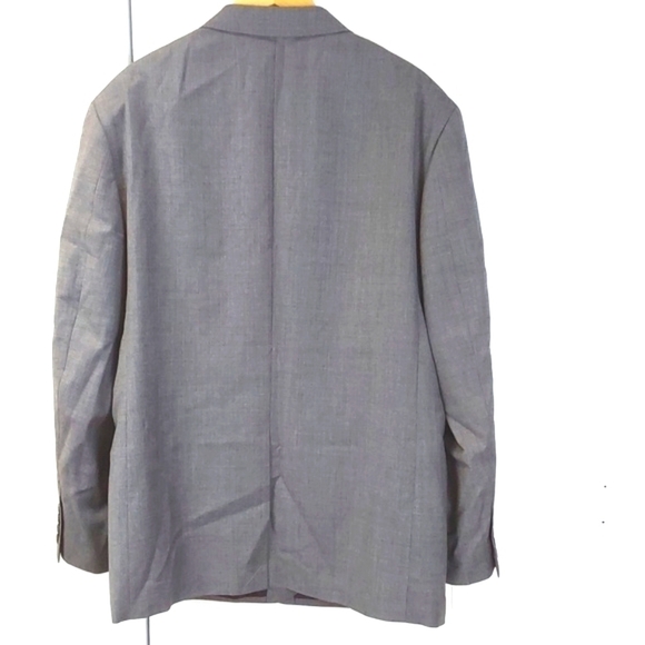 Tollegno 1900 J.Crew Crosby Gray Charcoal Wool Suit Jacket Modern luxury Sz.46r - Picture 7 of 12